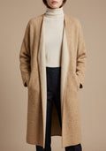 Manteau long Élégance  Coupe ample et texture raffinée
