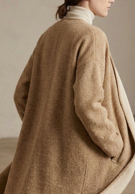 Manteau long Élégance  Coupe ample et texture raffinée