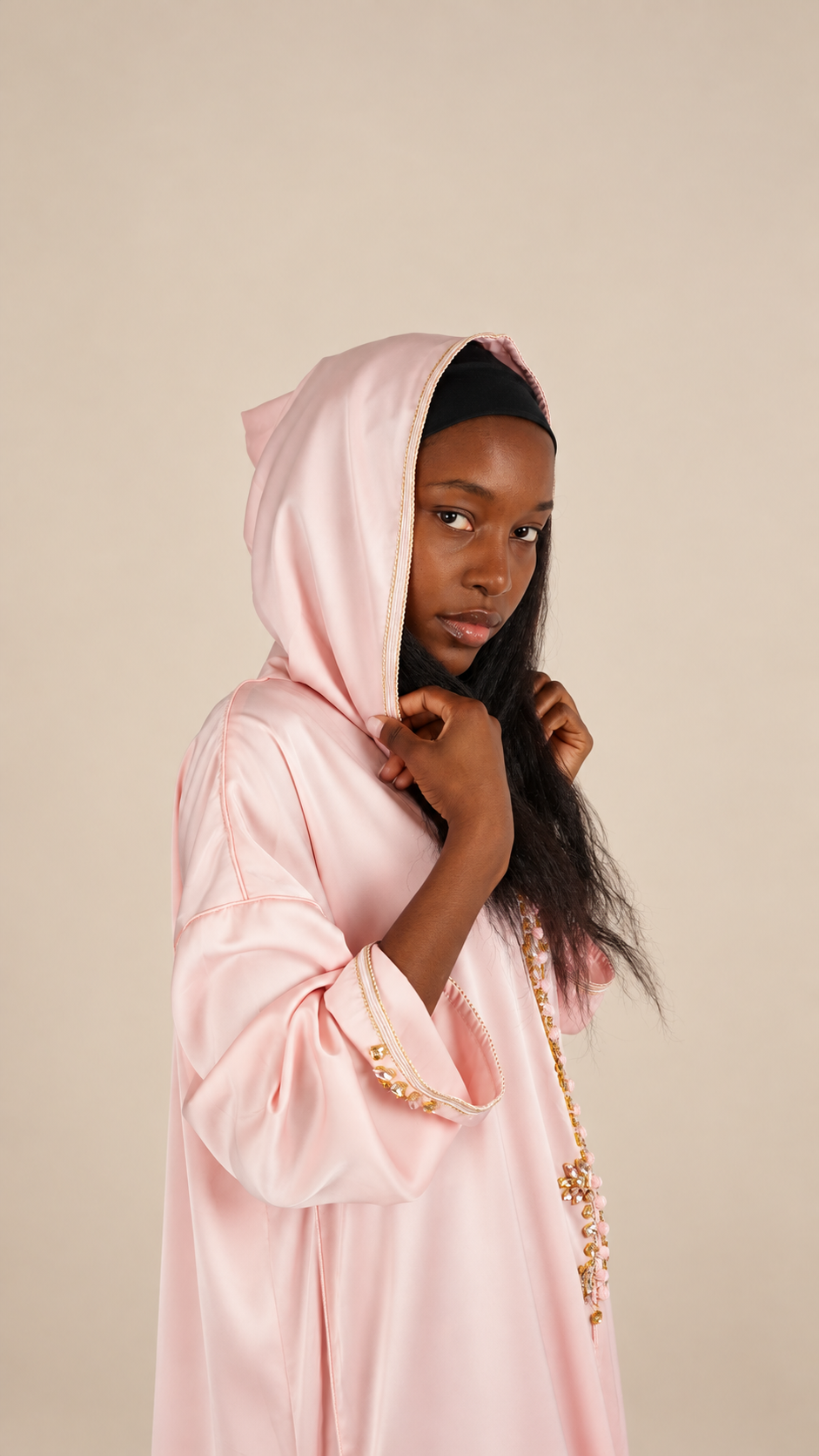 Jelaba Luxe Cristal Fleurie