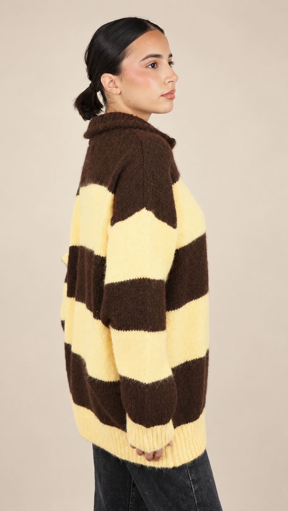 Pull Oversize Rayé Douceur Chic