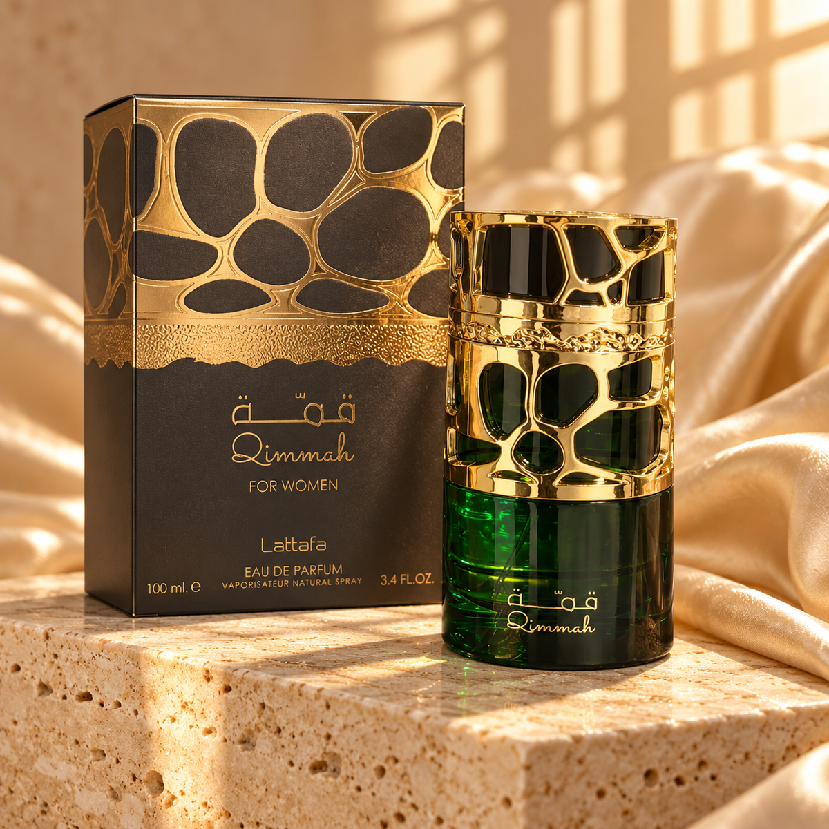 Lattafa Qimmah – Eau de parfum pour femme 100 ml