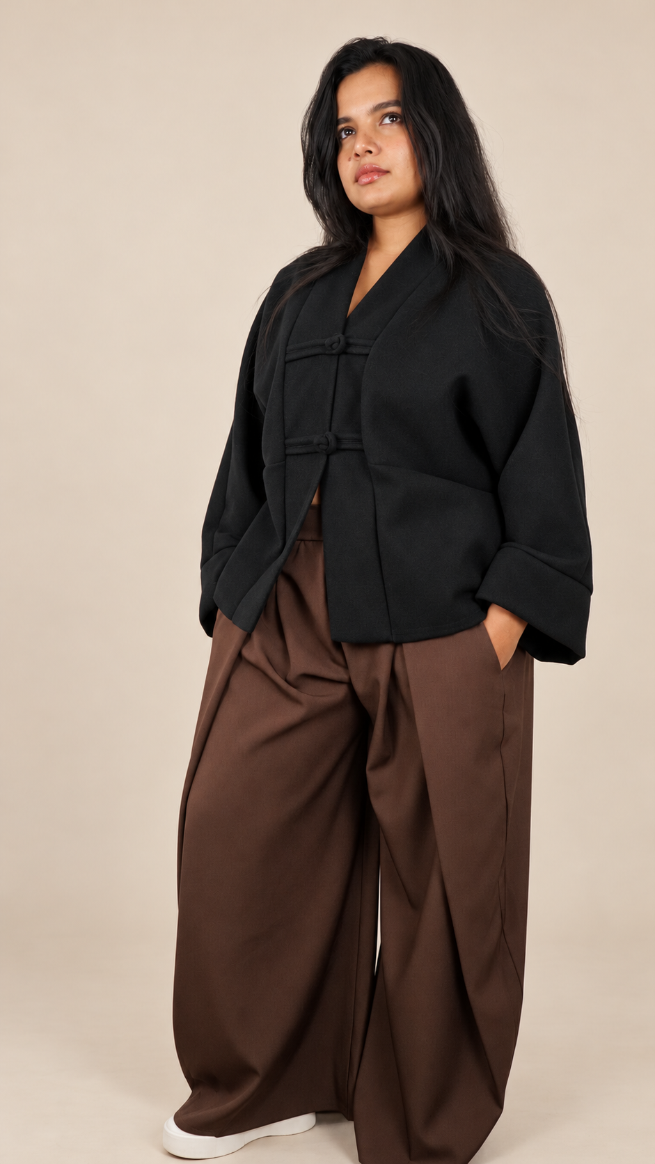 Pantalon Large Fluide Premium