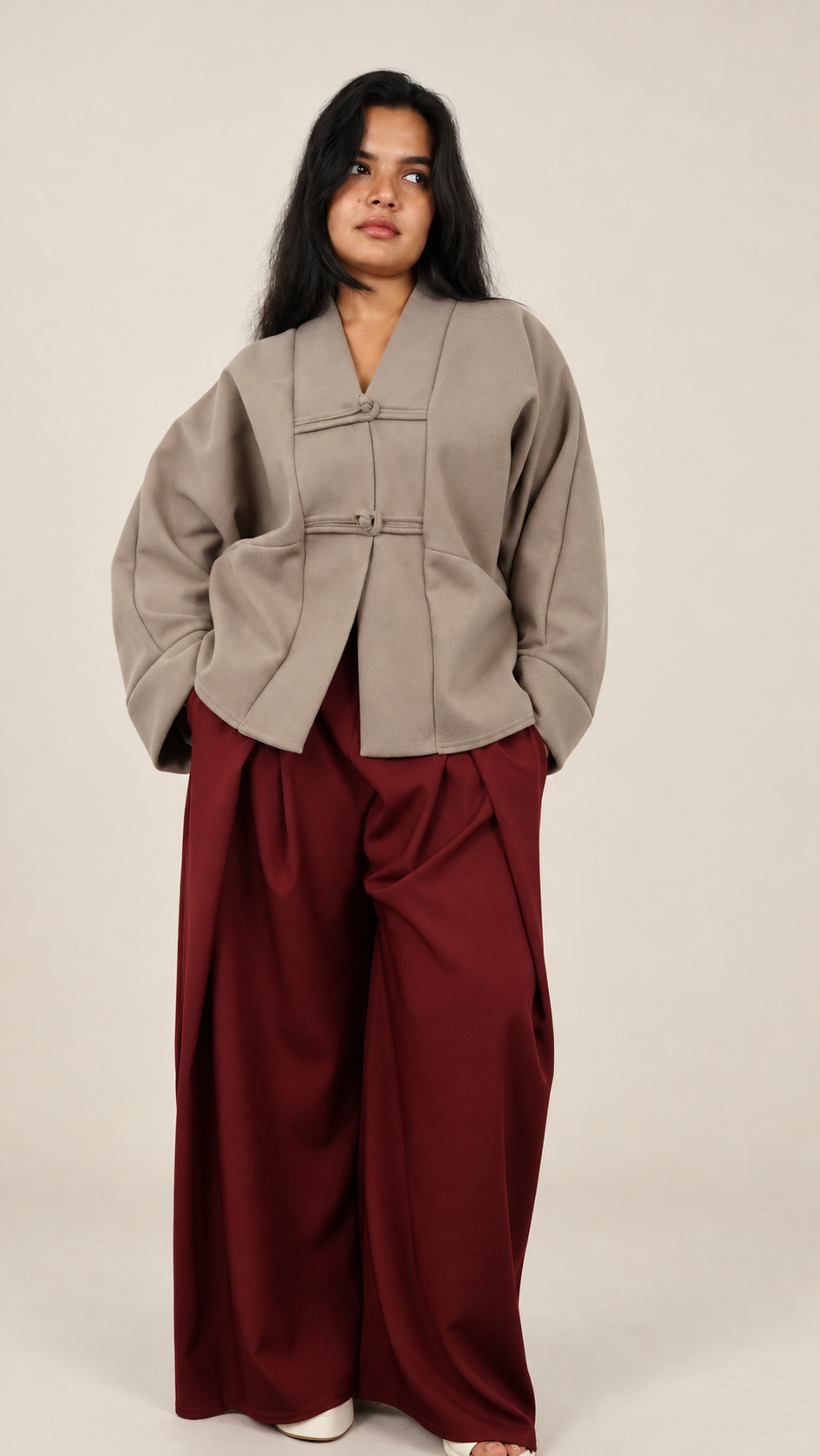 Pantalon Large Fluide Premium