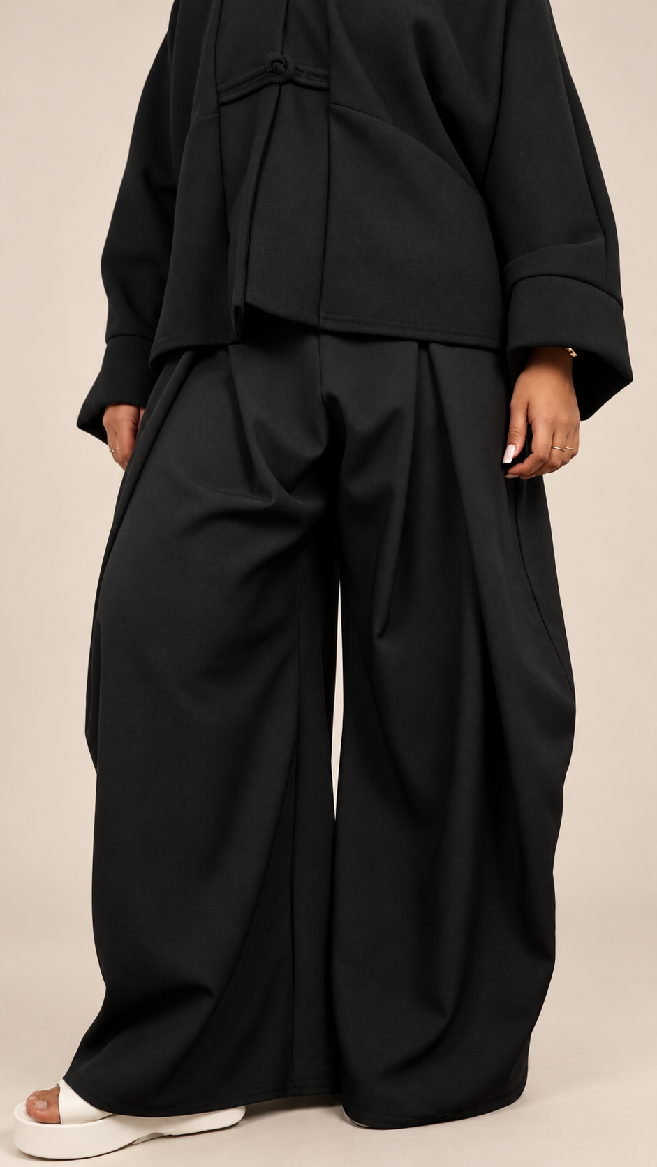 Pantalon Large Fluide Premium