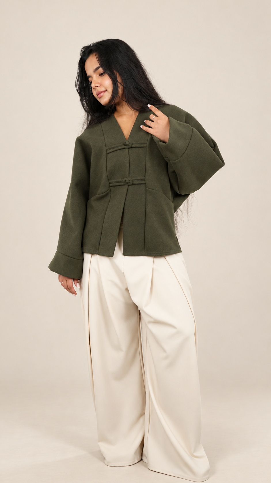 Pantalon Large Fluide Premium