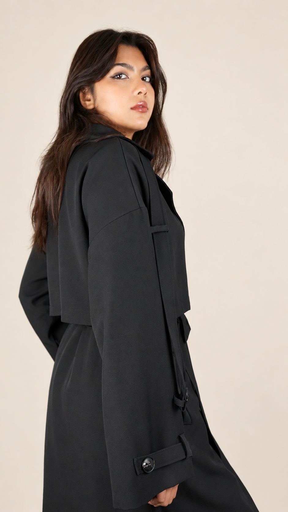 Trench Long Premium Oversize Ceinturé | Élégance & Confort