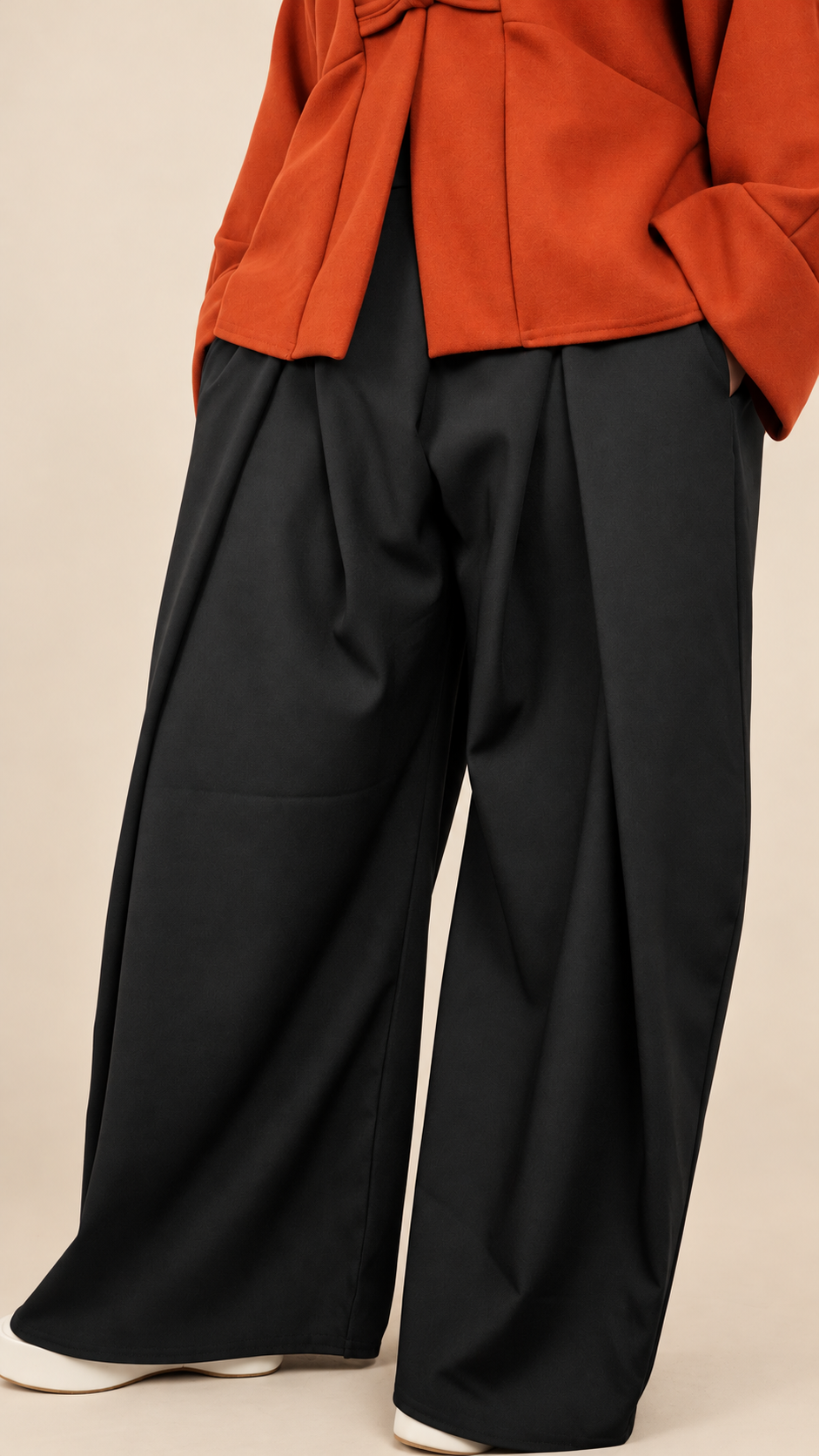 Pantalon Large Fluide Premium